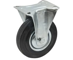 AW-Tools Koło AWTOOLS FIKSUOTAS RATAS SU JUODA GUMA 200mm
