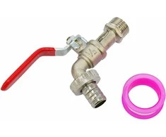 AW-Tools AWTOOLS KRAN OGRODOWY CYNK NIK. 1/2" GZ 3/4"