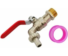 AW-Tools AWTOOLS KRAN OGRODOWY MOSIĄDZ NIK. 1/2" GZ 3/4"