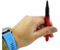 AW-Tools AWTOOLS PLONI JUODI ŽYMĖKLIAI 5vnt.