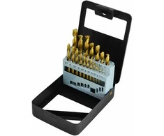 Grąžtas AW-Tools AWTOOLS METALO GRĄŽIAI GRĄŽIAI HSS-G TYTAN RINKINYS 19 vnt. /1,0–10,0 mm/