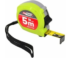 AW-Tools AWTOOLS RULETĖ COMPACT 5m x 19mm ABS 2-STOP