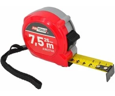 AW-Tools AWTOOLS MATUOKLĖ RITININĖ COMPACT 7,5m x 25mm ABS 2-STOP