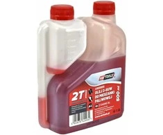 AW-Tools AWTOOLS ALYVA 2-TAKTIAM VARIKLIUI KURO MIŠINIUI 0,5L RAUDONA SU DOZATORIUMI