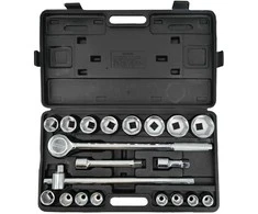 AW-Tools Sukimo galvučių komplektas AWTools AW39021; 3/4''; 19-50 mm; 21 vnt.
