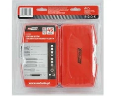 AW-Tools AWTOOLS Rinkinys BITÓW sukimo antgalių WKRĘTAKOWYCH S2 45cz.