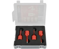 Grąžtas AW-Tools Grąžtų komplektas metalui AWTools AW47305; M14; 6-10 mm; 4 vnt.
