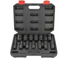 AW-Tools Smūginių galvučių rinkinys AWTools AW38691BL; 1/2''; 10-32 mm; 14 vnt.