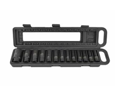 AW-Tools Smūginių galvučių rinkinys AWTools AW38690BL; 1/2''; 10-32 mm; 13 vnt.