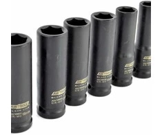 AW-Tools Smūginių galvučių rinkinys AWTools AW38691BL; 1/2''; 10-32 mm; 14 vnt.
