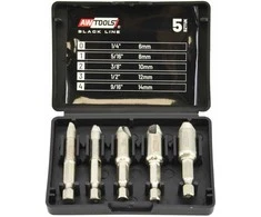 AW-Tools AWTOOLS WYKRĘTAKI DO ŚRUB 5cz. Juodas LINE