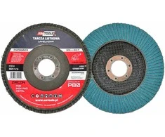 AW-Tools AWTOOLS LAMELEINIS ŠLIFAVIMO DISKAS 125mm P120 INOX METALUI CIKRONINIS