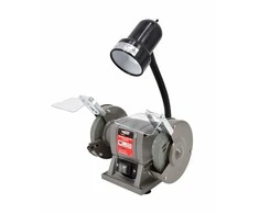 AW-Tools AWTOOLS šlifuoklis STOŁOWA 125mm / 150W Z LAMPKĄ