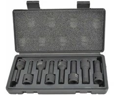 AW-Tools Smūginių galvučių komplektas AWTools AW38782BL; 1/2''; M5-M18; 8 vnt.