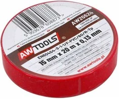 AW-Tools AWTOOLS IZOLIACINĖ JUOSTA 19mm x 20m RAUDONA
