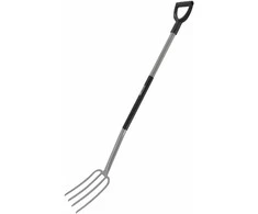 AW-Tools AWTOOLS sodo šakių metalinis kotas, 4 dantų