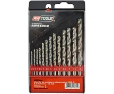 Grąžtas AW-Tools AWTOOLS WIERTŁA DO METALU HSS-G KOMPLET 13elem. /2.5 - 8mm/