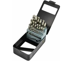 AW-Tools grąžtų rinkinys metalui HSS-G 25vnt. /1,0-13,0mm/