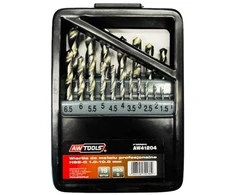Grąžtas AW-Tools AWTOOLS WIERTŁA DO METALU HSS-G KOMPLET 19elem. /1,0 - 10,0mm/