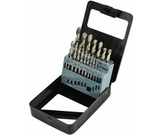 Grąžtas AW-Tools AWTOOLS WIERTŁA DO METALU HSS-G KOMPLET 19elem. /1,0 - 10,0mm/