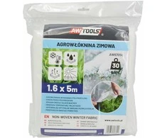 AW-Tools AWTOOLS ŽIEMINĖ AGROPLĖVELĖ 30g 1,6* 5m BALTA