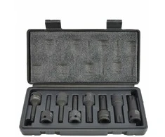 AW-Tools Smūginių galvučių rinkinys AWTools AW38781BL; TORX; 1/2''; T30-T80; 8 vnt.