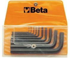 Beta Tools BETA VISIŠKIENIO RAKTAI / SU šešiakampiu kotu 10vnt 1,5-12mm