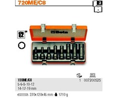 Beta Tools HEXAGON IMPACT SOCKET SET 720ME / C8 BETA UTENSILI SPA