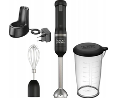 Black &amp; Decker Juodas &amp; Decker Maišytuvas Juodas &amp; Decker BD BLENDER 7.2V 2W1 Juodas BCKM1012KB