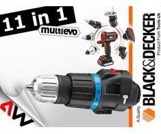 Black &amp; Decker „Juodas &amp; Decker“ perforuota gręžimo galvutė MULTIEVO sistemai [MTHD5-XJ]