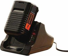Juodas+DECKER akumuliatorius 36V 2,0Ah + Įkroviklis