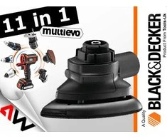 Black &amp; Decker „Juodas &amp; Decker MULTIEVO“ orbitinio šlifuoklio galvutė Juodas &amp; Decker [MTSA2-XJ]