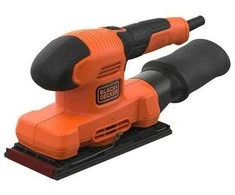 Juodas+DECKER šlifuoklis vibracinis 150W 1/3"