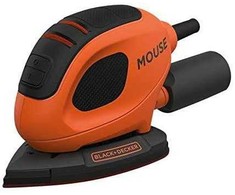 Juodas+DECKER šlifuoklis TYPU MOUSE 55W