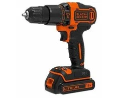 Juodas+DECKER suktuvas 18V/1x1.5Ah BDCHD18-QW