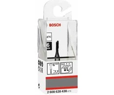 Bosch Išdrožų frezos 6 mm D1 3,2 mm, L 7,7 mm,G51mm