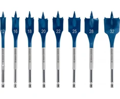 Grąžtas Plunksninių grąžtų rinkinys medienai Bosch 2608900335; 12-32 mm; 8 vnt.