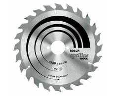 Bosch Disk.pjūkl.diskas 190x20m Optiline Wood