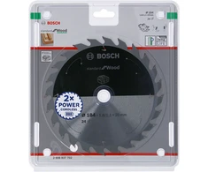Pjovimo diskas Bosch Standard for Wood 2608837702; 184x20 mm; Z24