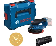 Ekscentrinis šlifuoklis Bosch GEX 18V-150-3 Professional; 18 V (be akumuliatoriaus ir pakrovėjo) + L-BOXX 162