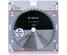 Pjovimo diskas Bosch Standard for Wood 2608837741; 305x30 mm; Z40