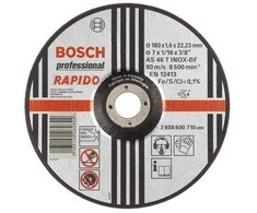 Bosch Pjovimo diskas Rapido 230x22.2x1.9 mm, INOX