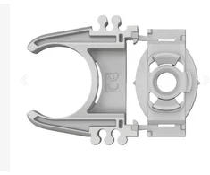 Grąžtas Bosch Conduit Clip EPC-20 100 pcs