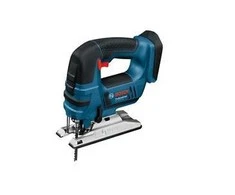Akumuliatorinis siaurapjūklis Bosch GST 18 V-LI B be akumuliatoriaus ir kroviklio, kartoninė pakuotė