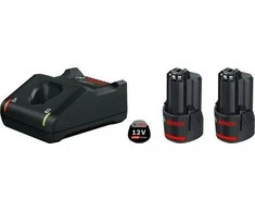 Bosch akumuliatorių ir kroviklio rinkinys GBA 2x3.0Ah 12V, GAL 12V-40