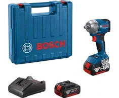 Smūginis veržliasukis Bosch GDS 18V-350 Professional; 18 V; 2x4,0 Ah akum. + L-Case