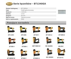 BOSTITCH SZTYFTY BT13 40mm 5000 vnt.