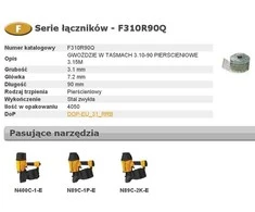 Vinys Bostitch F310R90Q; 3,1x90 mm; 4050 vnt.