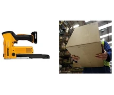 Akumuliatorinis kabių pistoletas Bostitch DSA-3522-E; 10,8 V; 1,5 Ah akum.