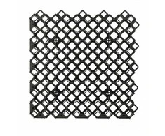 Bradas MULTI sodo grotelės, juodos, 600x600x40 mm, KRMG40BC
